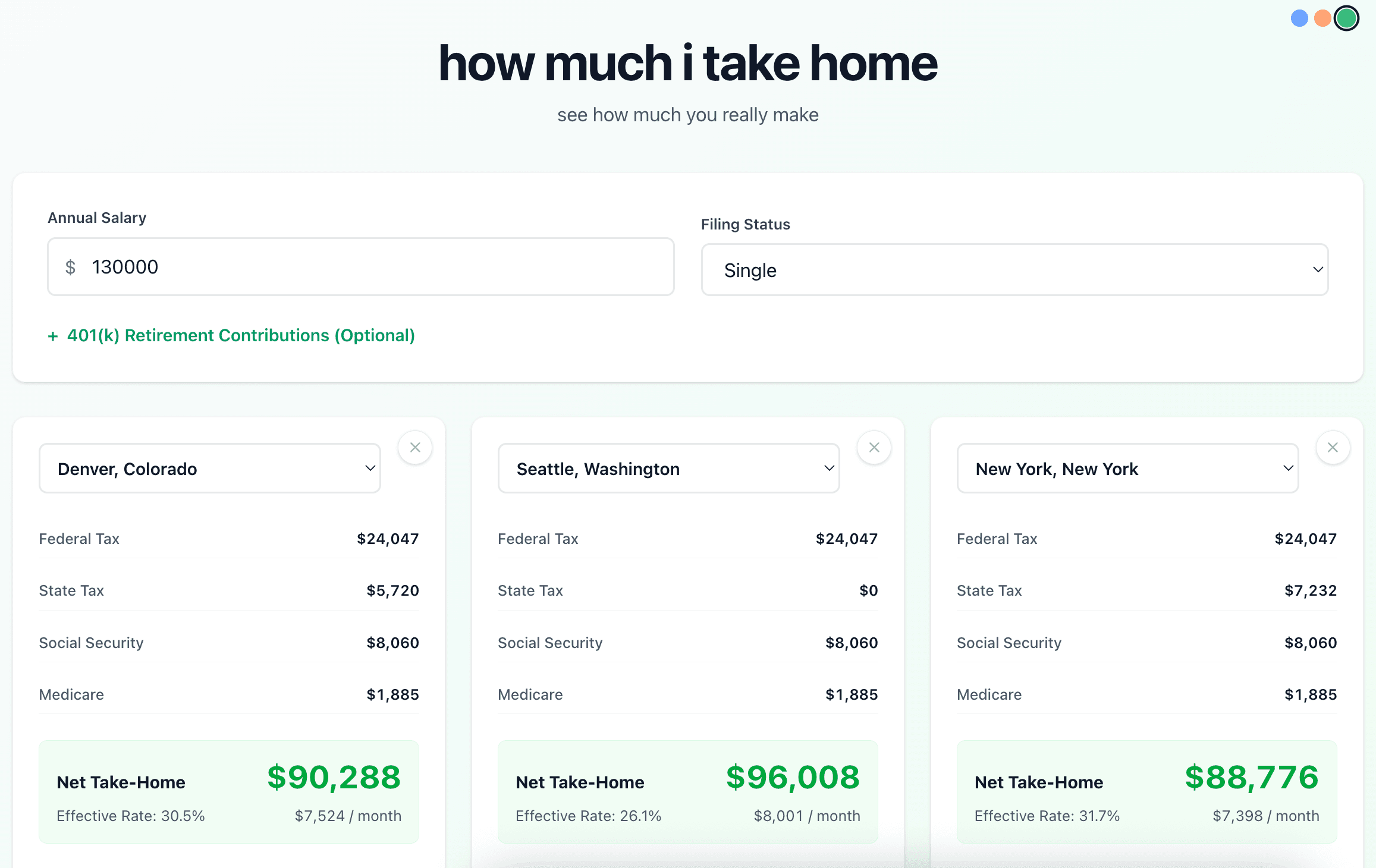 How Much I Take Home